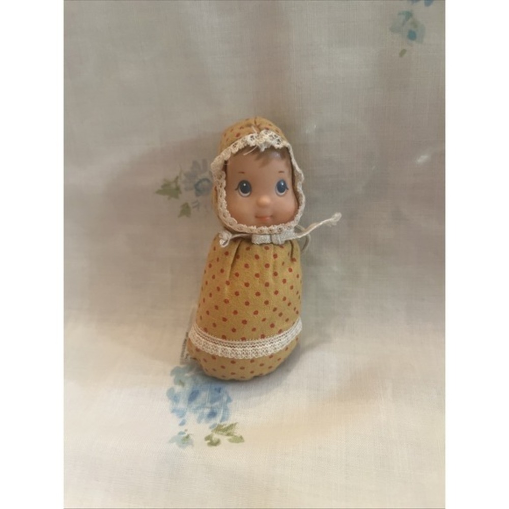 VTG Baby Beans Replacement Blonde‎ Baby Doll W/yellow Outfit 1975